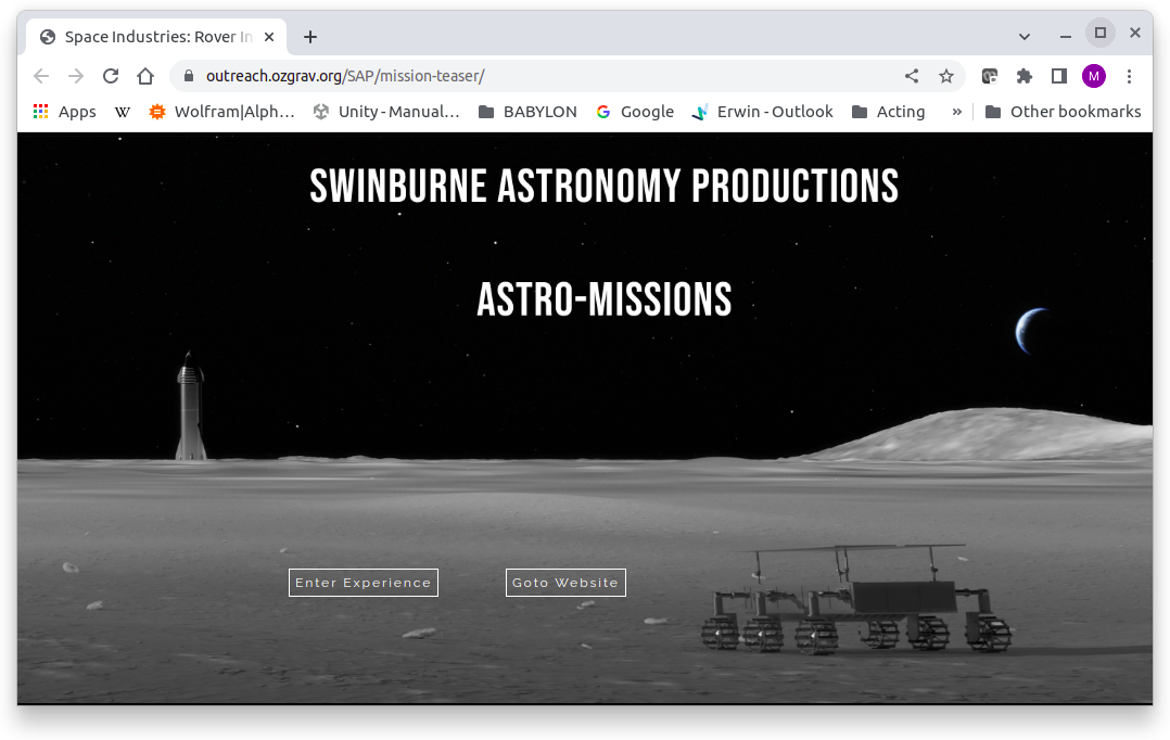 SAP Mission Teaser Web App